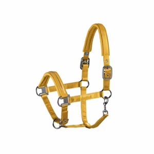 Eskadron DOUBLEPIN SATIN Headcollar vintage gold Classic Sports HW 21 - Picture 1 of 1