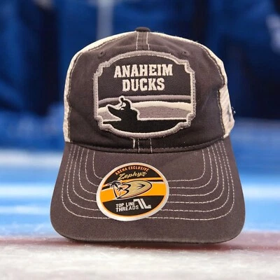 Zephyr Anaheim Ducks Surfer Adjustable Strap Hat Trucker Cap - Image 1 of 4