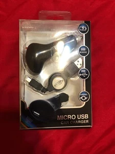   BYTECH Mini / 800 MA Output/ Retractable/ Micro USB Car Charger NEW in box - Picture 1 of 1