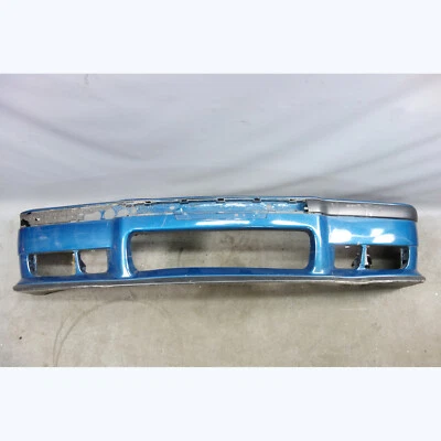 Damaged 1995-1999 BMW E36 3-Series ///M Tech M3 Front Bumper Cover Blue OEM - Image 1 of 4