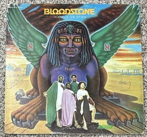 BLOODSTONE Riddle Of The Sphinx 1974 LONDON 33 RPM LP Vinyl VG+ - Foto 1 di 6
