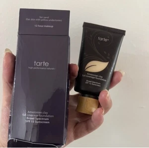 Tarte Amazonian Clay Full Coverage Foundation SPF15 Fair Sand Box Not Good - Picture 1 of 3