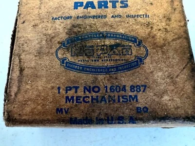 1955-1956 Desoto Chrysler Right Door Electric Window Lift Mechanism 1604887 NOS - Image 1 of 4