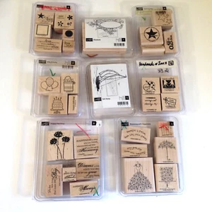 Stampin’ Up! 8 Complete Sets Happy Harmony Blooming With Happiness Sail Away ++ - Picture 1 of 12