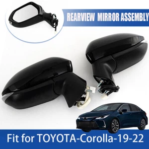 Par de espejos retrovisores térmicos eléctricos para Toyota Corolla 2019-2022 lado del conductor y del pasajero - Imagen 1 de 14