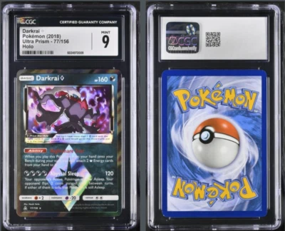 Darkrai 77/156 CGC 9 - Ultra Prism - MINT - Fast Free Shipping! - Image 1 of 2