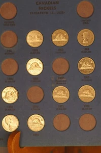 Canadian Nickels 1940-1974, Includes 1947 DOT, 1965 Small Bead - Picture 1 of 13