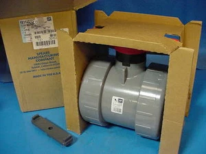 NEW Spears True Union 4" ball valve CPVC Viton 1831-040C 235 PSI USA 3EMC2 - Picture 1 of 2