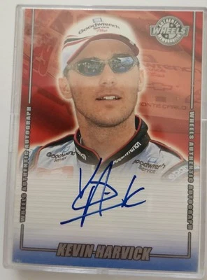 2001 Wheels Kevin Harvick "Wheels Authentic Autograph" On Card Auto Super Rare - Image 1 of 2