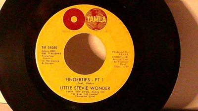 Little Stevie Wonder,Tamla 54080"Fingertips"US,7"45,1964 Motown,Globes labels,M- - Image 1 of 2