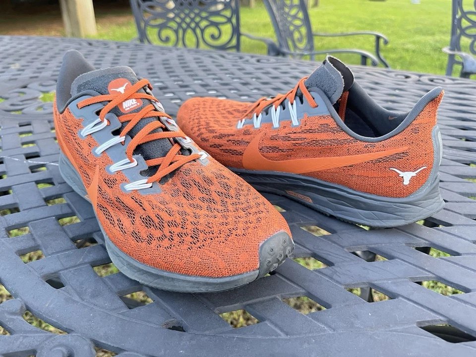 Tenis Nike Air Zoom Pegasus 36 para hombre talla 11,5 Texas Longhorns naranja con cordones Foto 1 de 4