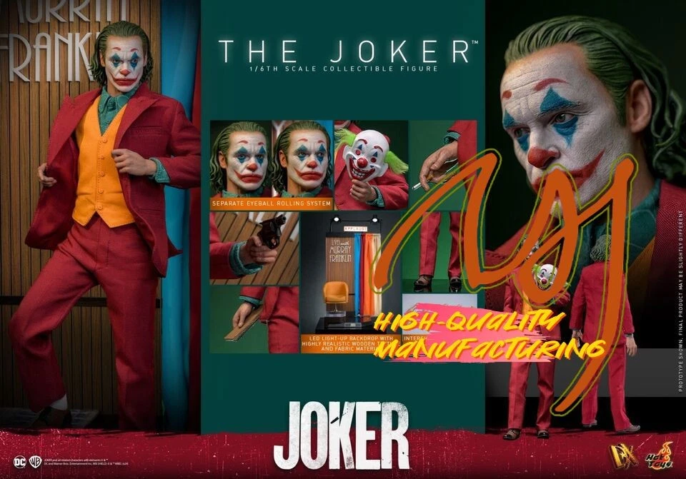 Hot Toys The Joker 1/6 Collector Edition Sixth Scale 12" Figure 913613 DX42