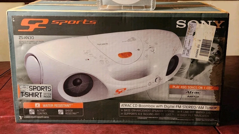 Sony S2 Sports Edition BOOMBOX sellado de fábrica  Foto 1 de 2