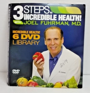 3 Steps to Incredible Health with Joel Fuhrman 6 DVD Set Eating Diet New Sealed - Picture 1 of 10