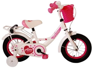 Ashley 12 pollici 21,5 cm freno a contropedale bambina bianco/rosa - Foto 1 di 6
