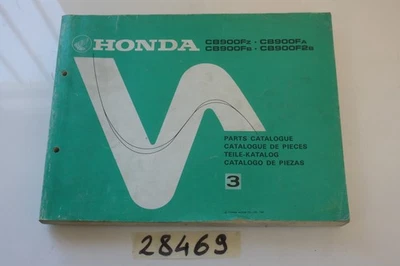 Honda CB900F ( Z A B ) CB900F2 (B) Catalogue Spare Parts (3) Eng Fra Ger Spa - Image 1 of 2