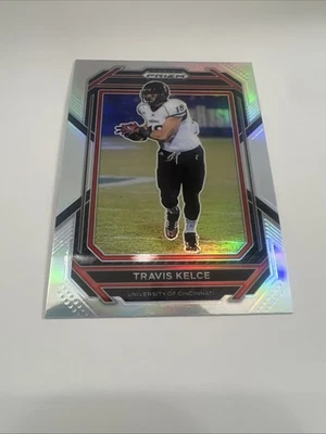 2023 Panini Prizm Draft Picks #95 Travis Kelce Prizm Silver — Free Shipping - Image 1 of 4