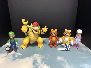 The Super Mario Bros. Movie Jakks Nintendo 5 Action Figuren Lot Katze Mario Luigi - Bild 1 von 15