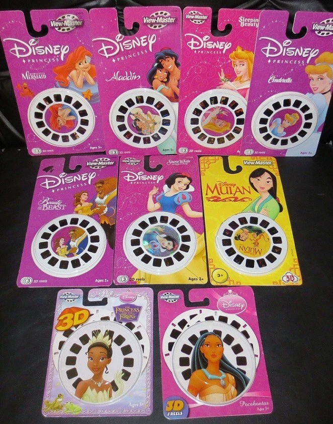 DISNEY PRINCESS 27 VIEW MASTER REELS LOT BRAND NEW FACTORY SEALED ULTRA RARE - Image 1 of 1