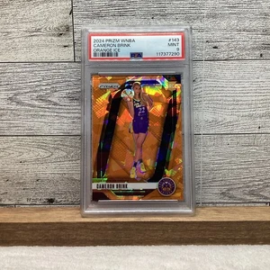 2024 Panini Prizm WNBA Cameron Brink #143 Orange Ice Prizm (RC) PSA 9 - Foto 1 di 3