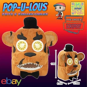 🔥PRE-SALE🔥 Five Nights at Freddys Freddy Scary 3D Backpack Bioworld - Picture 1 of 9
