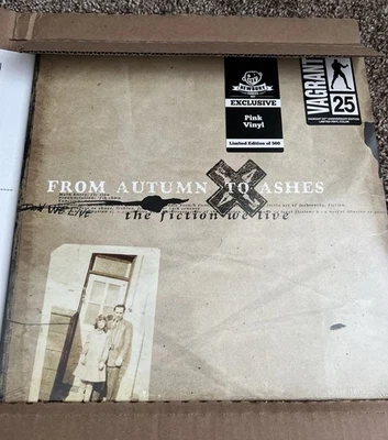 From Autumn To Ashes The Fiction We Live Exclusive Pink Colored Vinyl LP LE /500 - Image 1 of 2