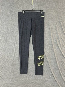 Victoria's Secret PINK Ultimate Leggings Schwarz Neon Logo Größe M - Bild 1 von 8