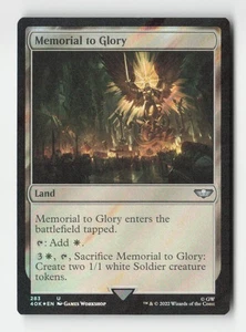 Memorial to Glory (Surge Foil) Universes Beyond: Warhammer 40,000 #283 Uncommon - Picture 1 of 2