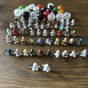 Star Wars Fighter Pods Micro Mini Figures Hasbro Lot 52 Micro Force Squinkies - Bild 1 von 10