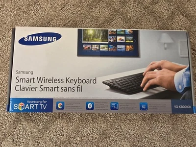 SAMSUNG VG-KBD2000 Smart Wireless Keyboard Clavier Smart TV Bluetooth Touch Pad - Image 1 of 4