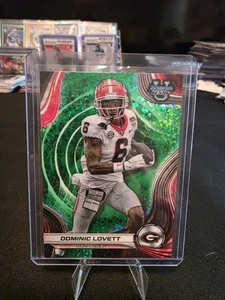 Bowman's Best University 2024 - Dominic Lovett #77 mini diamantes verdes/99 (RC) - Imagen 1 de 1