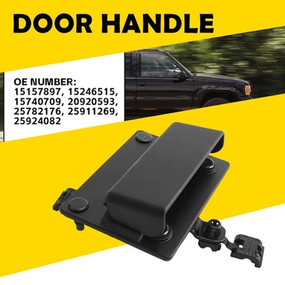 Manija de pestillo de puerta negra 15246515 para GMC Savana 1500 2500 3500 1996-2010 furgoneta C Foto 1 de 4