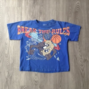 Camisa de Colección Años 90 Taz Warner Bros Freeze Looney Tunes Estampado Completo NIÑOS Talla M - Imagen 1 de 4
