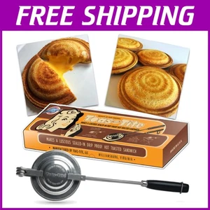 Classic Hand Toaster and Panini Press – Make Irresistible Hot Sandwiches Anytime - Picture 1 of 12