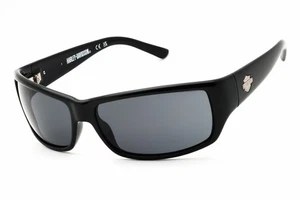 Occhiali da sole Harley Davidson HD0860X-C33-62 misura 62 mm 125 mm 14 mm nero uomo NUOVI - Foto 1 di 5