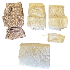 Lot Of 3 Room Essentials & Amazon XL Twin Bed Sheet Sets w/ Fitted Mattress Pad - Picture 1 of 5