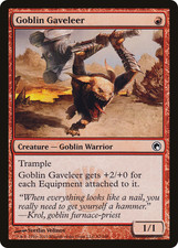 GOBLIN GAVELEER ~mtg EX-NM Scars of Mirrodin Common x4