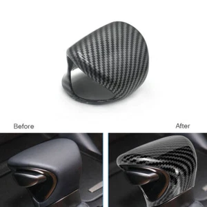 ABS Carbon Fiber Console Gear Shift Knob Head Cover For LEXUS ES350 ES300h 18-22 - Bild 1 von 10