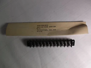 600Y-12P TERMINAL BOARD & 33(604)37646, CALL#26, A-4/62 - Picture 1 of 5