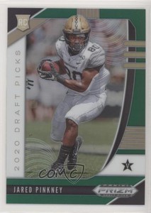 2020 Panini Prizm Draft Picks Rookies Green Jared Pinkney #137 Rookie RC