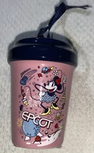Disney Parks Been There Starbucks Epcot Minnie Mouse Tumbler Ornament - Picture 1 of 2