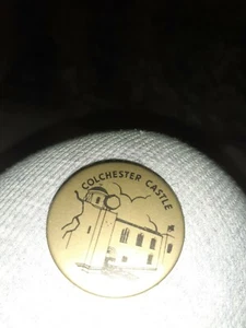 Colchester Castle Vintage Badge - Foto 1 di 2