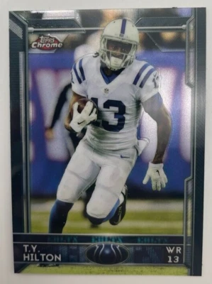 2015 Topps Chrome Mini - #43 T.Y. Hilton Colts - Image 1 of 2
