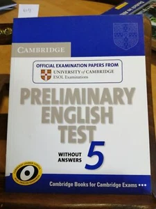 PRELIMINARY ENGLISH TEST 5 without ANSWER EXAMINATION PAPERS 2009 CAMBRIDGE - Foto 1 di 2
