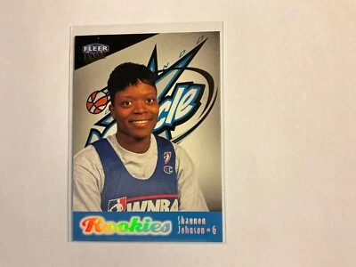 1999 fleer ultra wnba SHANNON JOHNSON #116 ROOKIES - Image 1 of 2