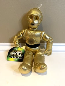 Star Wars Buddies C-3PO Droide (1997) Vintage Kenner Spielzeug Plüsch 11 Zoll - Bild 1 von 1