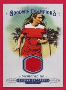 2018 UD Goodwin Champions Shelina Zadorsky Memorabilia Soccer #M-SZ  - Bild 1 von 2