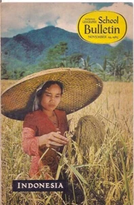 national geographic-SCHOOL BULLETIN-nov 29,1965-INDONESIA. - Picture 1 of 3