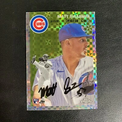 2023 Topps Chrome Platinum Anniversary - X-Fractor #29 Matt Swarmer (RC) - Image 1 of 2