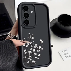 Flower Case For Samsung S25 S24 Ultra S23 FE A55 A15 A05S A54 ShockProof Cover - Bild 1 von 19